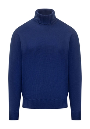 Filippo De Laurentiis turtleneck sweater - Blue