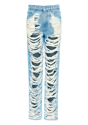MM6 Maison Margiela ripped jeans - Blue