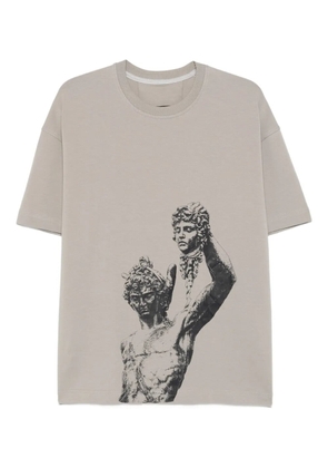 HAMZA Perseus graphic-print T-shirt - Grey