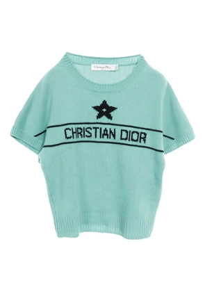 Christian Dior Pre-Owned 2010s logo short-sleeve T-shirt - Blue