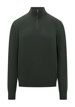 Filippo De Laurentiis half-zip sweater - Green