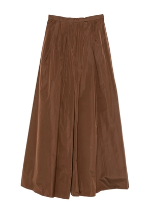 Max Mara pleated maxi skirt - Brown