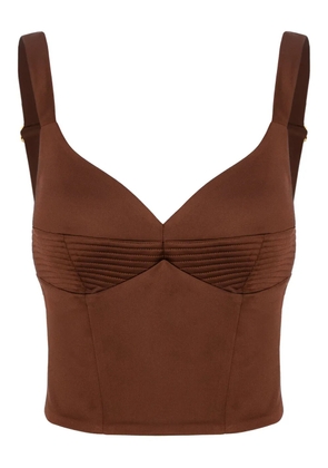 Murmur Haze straps top - Brown