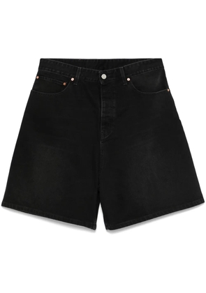VETEMENTS denim shorts - Black