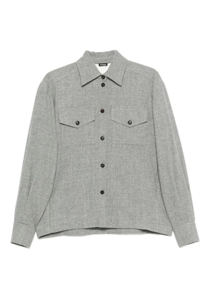 Kiton chest-pockets buttoned overshirt - Grey