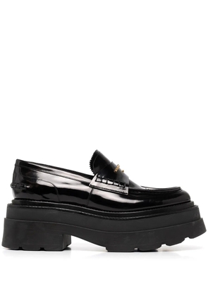 Alexander Wang chunky sole leather loafers - Black