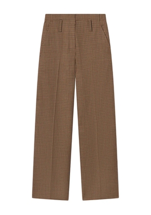 A.L.C. houndstooth-pattern trousers - Neutrals