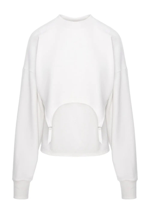Murmur cutout sweatshirt - White