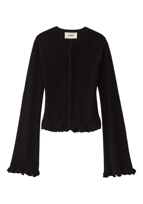 Ba&Sh Vitis ruffled cardigan - Black