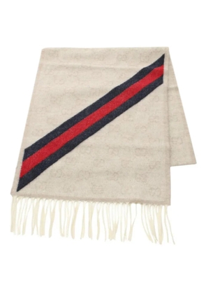 Gucci Pre-Owned 2020s GG-pattern scarf - Neutrals
