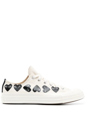 Comme Des Garçons Play x Converse Chuck 70 canvas sneakers - Neutrals