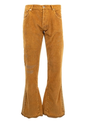 GALLERY DEPT. corduroy flared trousers - Orange