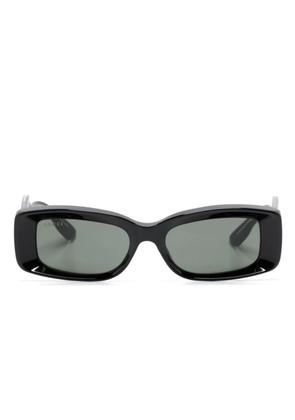 Gucci Eyewear lens-decal rectangle-frame sunglasses - Black