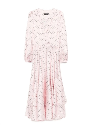 STYLAND polka-dot ruffled dress - Pink
