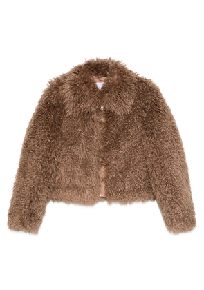STAND STUDIO faux-shearling jacket - Brown