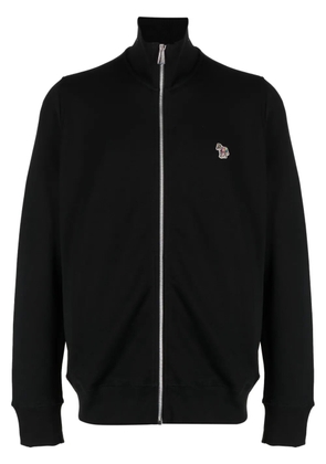 PS Paul Smith zebra-patch zip-fastening sweatshirt - Black