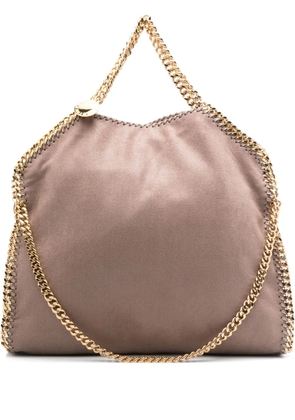 Stella McCartney Falabella chain-trimmed tote bag - Brown