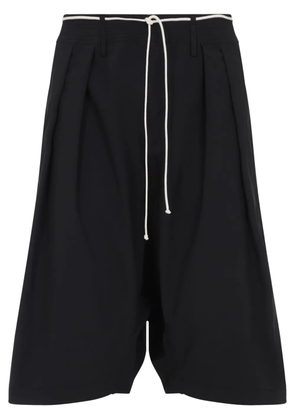 MORDECAI stripe-detail shorts - Black