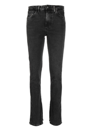 3x1 high-rise skinny-cut jeans - Black