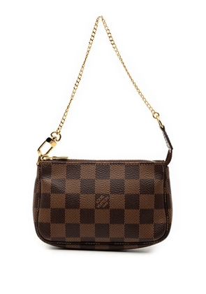 Louis Vuitton Pre-Owned 2021 Damier Ebene Mini Pochette Accessoires handbag - Brown