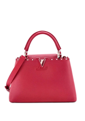 Louis Vuitton Pre-Owned Capucines Bag Leather with Embellished Detail BB shoulder bag - Red