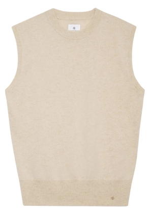 ANINE BING Ronan knit vest - Neutrals