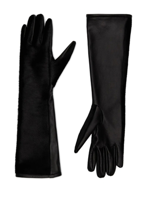 LouLou de Saison Edna leather gloves - Black