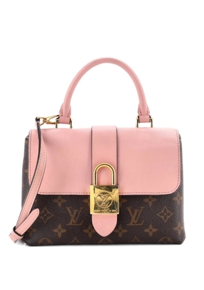 Louis Vuitton Pre-Owned Locky Handbag Monogram Canvas with Leather BB satchel - Pink