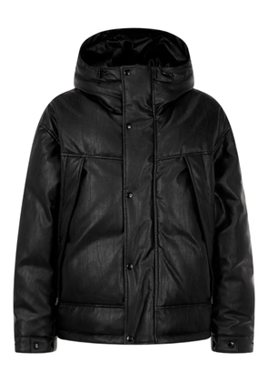 TOMBOY hooded long-sleeve jacket - Black