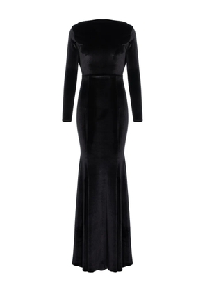 ROSERRY New York long-sleeve maxi dress - Black