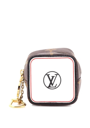 Louis Vuitton Pre-Owned Game On Cube Coin Purse Keychain Limited Edition Game On Monogram Canvas pouch - Brown