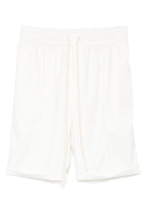 HAMZA drawstring elastic-waistband shorts - White