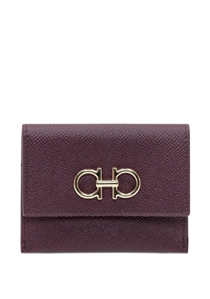 Ferragamo logo-plaque wallet - Purple