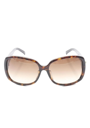 Gucci Pre-Owned 2000s interlocking G sunglasses - Brown