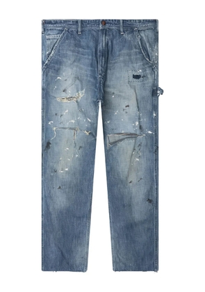 SAINT MXXXXXX Painter distressed jeans - Blue