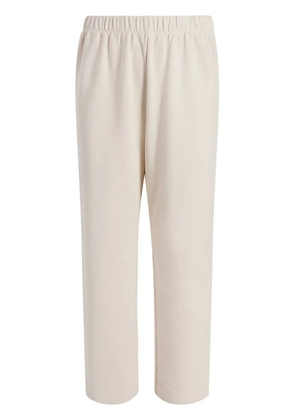 Another Tomorrow mid-rise cropped track pants - Neutrals