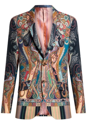 ETRO paisley-print blazer - Neutrals