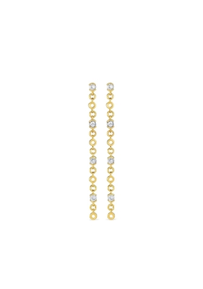 V JEWELLERY Lyla 18kt gold vermeil drop earrings