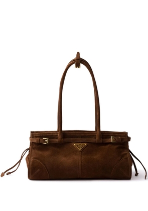 Prada medium Bonnie tote bag - Brown
