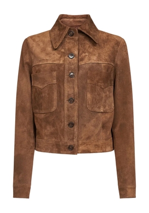 Blanca Vita button flap pocket coat - Brown