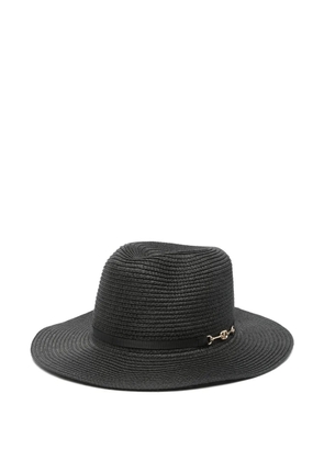 TWINSET Oval T-clasp hat - Black