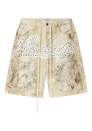 Vale Reeses embellished shorts - Neutrals