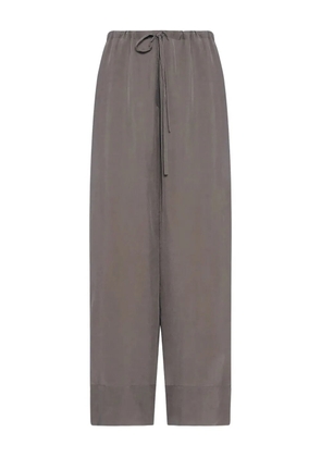 The Row Enea drawstring trousers - Brown