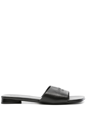 Balenciaga Duty Free leather sandals - Black