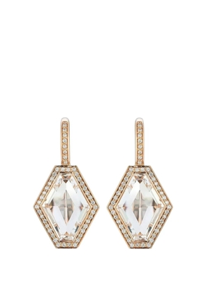 Walters Faith diamond hexagon earrings - Pink