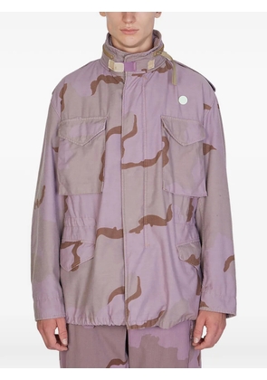 OAMC abstract-print jacket - Purple