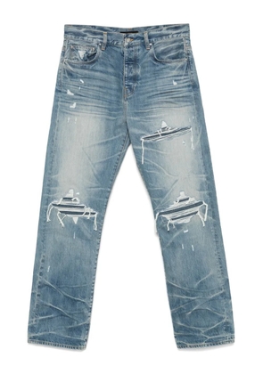 AMIRI distressed straight-leg jeans - Blue