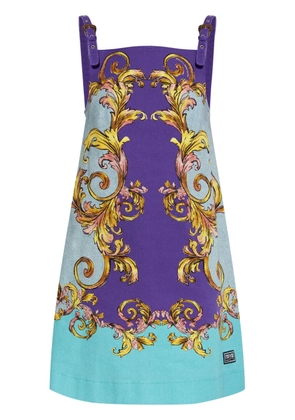 Versace Jeans Couture Outline Barocco dress - Purple