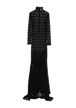 Atu Body Couture long-sleeve maxi dress - Black