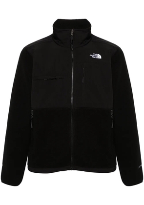 The North Face logo-print fleece jacket - Black